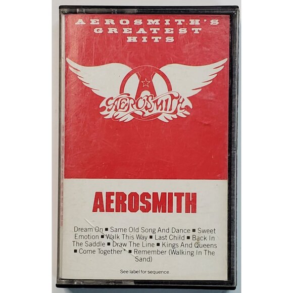 Aerosmith Greatest Hits Cassette Tape 1978 Columbia Records Audio Music Album - Picture 8 of 8
